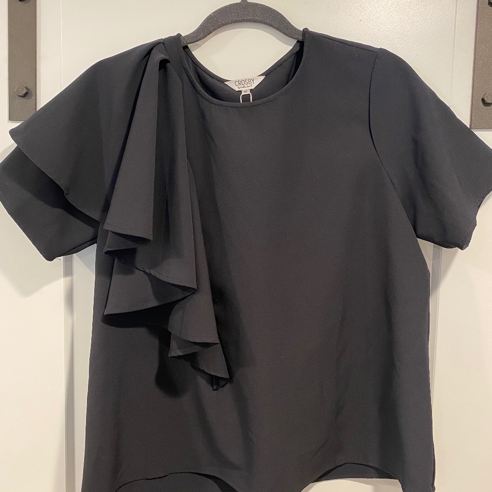 Crosby ruffle top